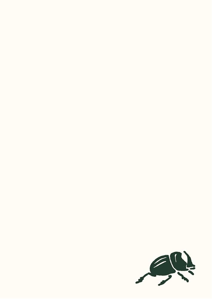 Rhinoceros Beetle Notepad cover image