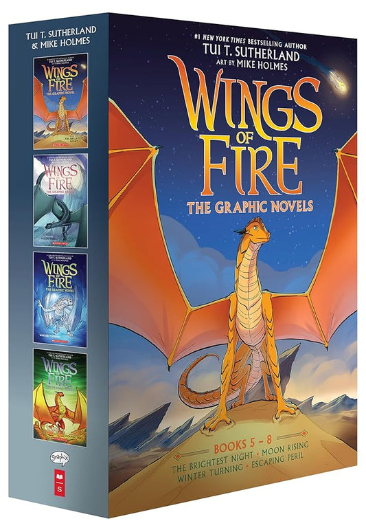Wings of Fire #5-#8: A Graphic Novel Box Set (Wings of Fire Graphic Novels #5-#8) cover image