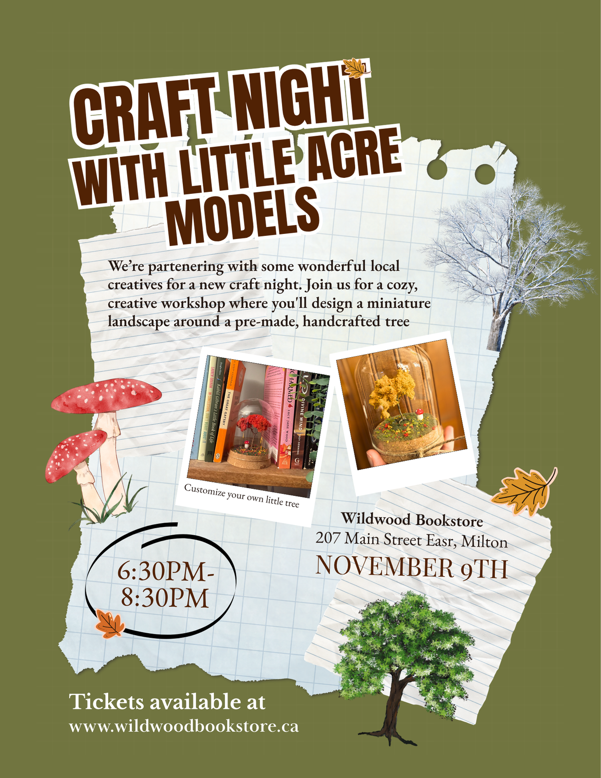CRAFT NIGHT: Tree Terrarium Workshop